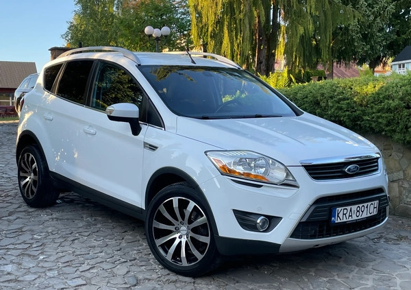 Ford Kuga cena 33900 przebieg: 180000, rok produkcji 2009 z Trzebnica małe 596